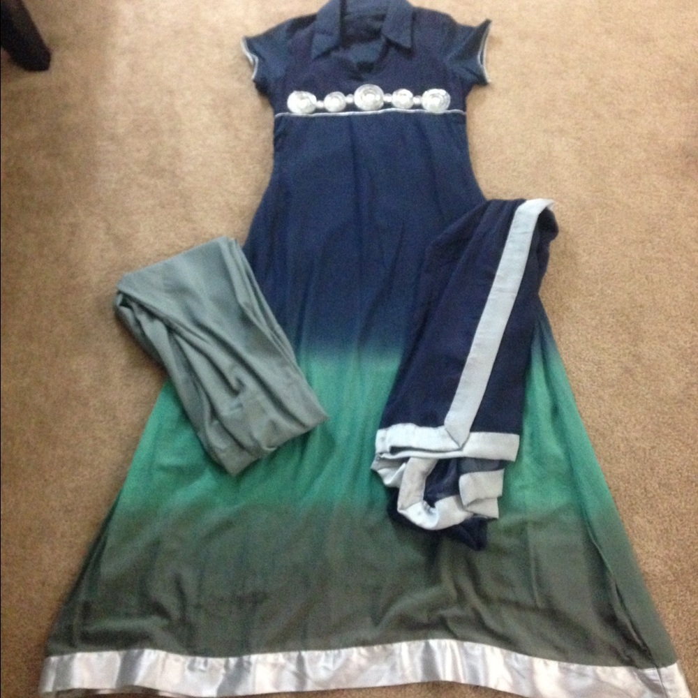 Indian Pakistani outfit dress 3 pieces